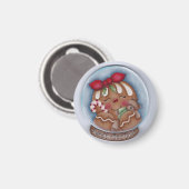 Sweet Christmas Gingerbread en Beer Magnet Magneet (Voorkant / Achterkant)