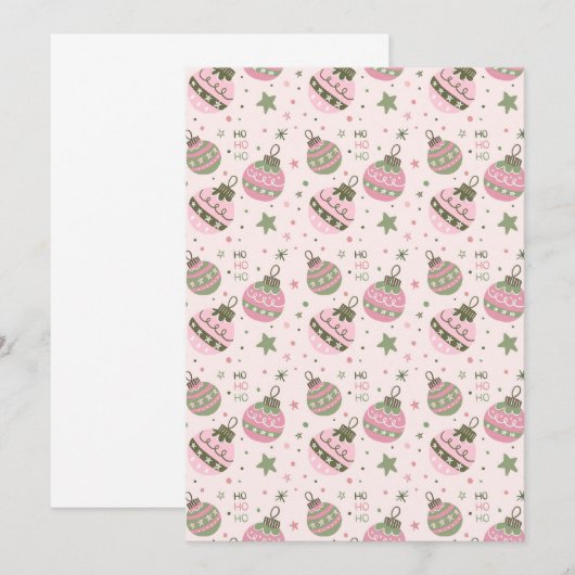 Sweet Christmas Party Invitation (Devant / Derrière)