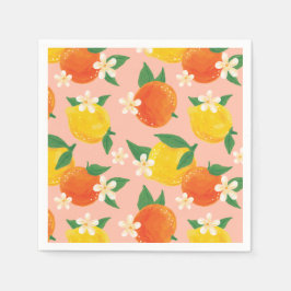 Sweet Citrus Summer Napkin Servet