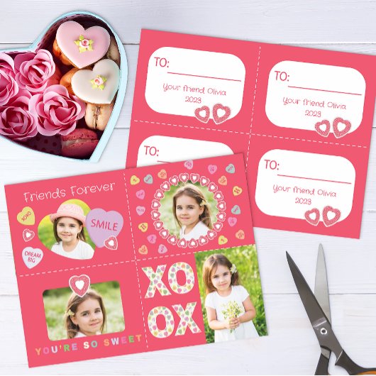 Sweet Classroom Valentine's Day Custom Carte photo