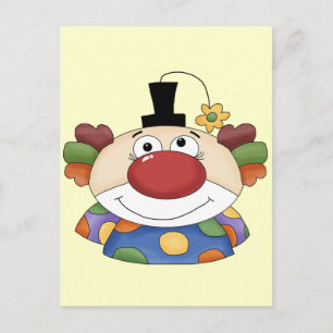 Sweet Clown Face Briefkaart