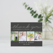 Sweet Collage Carte de remerciements Mariage - Cha (Debout devant)