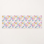 Sweet colorful floral yogamat (Voorkant (horizontaal))