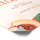 Sweet comme une Affiche de bienvenue de Baby showe (Coin)