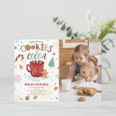 Sweet Cookie Anniversaire Photo Invitation (Debout devant)