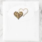 Sweet Cookie Love Ovale Sticker (Tas)