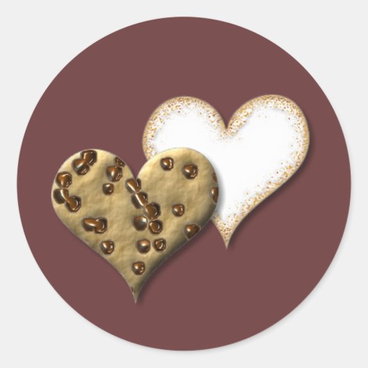 Sweet Cookie Love Ronde Sticker (Voorkant)