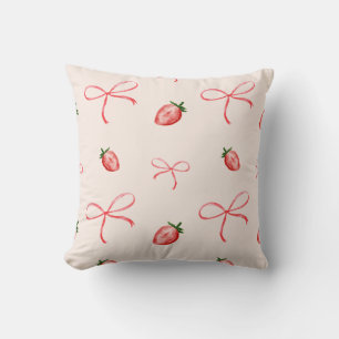 Sweet Coquette Patroon Vrouwelijk Ontwerp Kussen