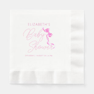 Sweet Coquette Roze Bow Stropdas Elegant Baby show Servet