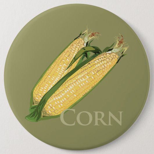 Sweet Corn Ronde Button 6,0 Cm (Voorkant)