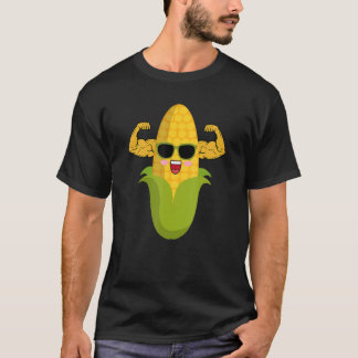 Sweet Corn Star Sunbril Maïsspieren op kabeljauw T-shirt