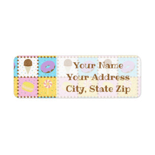 Sweet Cravings Return Address Label