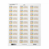 Sweet Cravings Return Address Label (Full Sheet)
