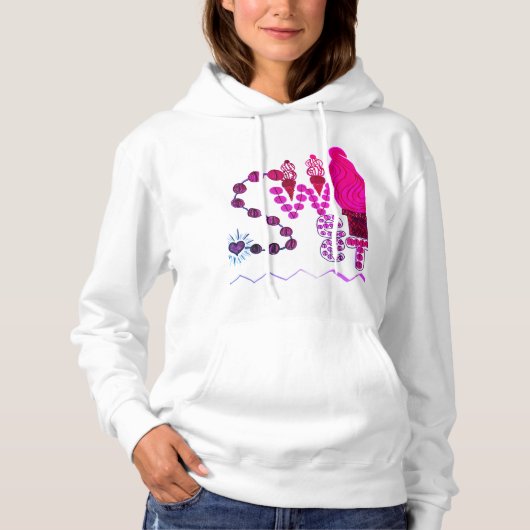 Sweet cream hoodie (Voorkant)