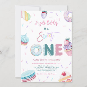 Sweet Cream Viering Sweet One Verjaardagsfeest Kaart
