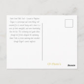 Sweet Creek Herfsten Oregon Briefkaart (Achterkant)