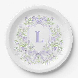 Sweet Crest w / Lavendelbogen Vrijgezellenfeest Papieren Bordje