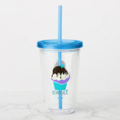 Sweet Cupcake Acryl Drinkbeker (Voorkant)