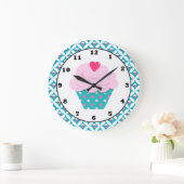Sweet Cupcake amusant horloge murale (Maison)