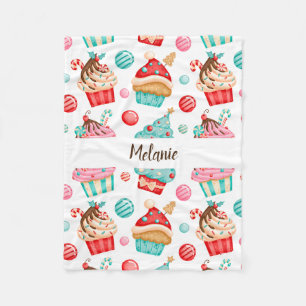 Sweet Cupcake Fleece Deken