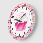 Sweet Cupcake Fun Wall klok (Hoek)