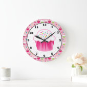 Sweet Cupcake Fun Wall klok (Huis)