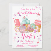 Sweet Cupcake, ijsklok, elke leeftijd Kaart (Voorkant)