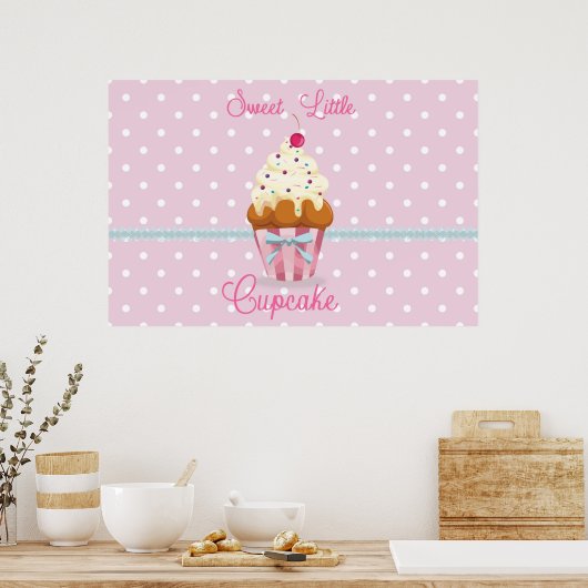 Sweet Cupcake-Poster Poster (Keuken)