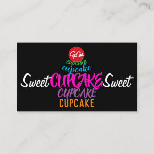 Sweet CUPCAKE Sweet Visitekaartje