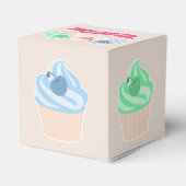 Sweet Cupcake Trio Bedankdoosjes (Achterkant)