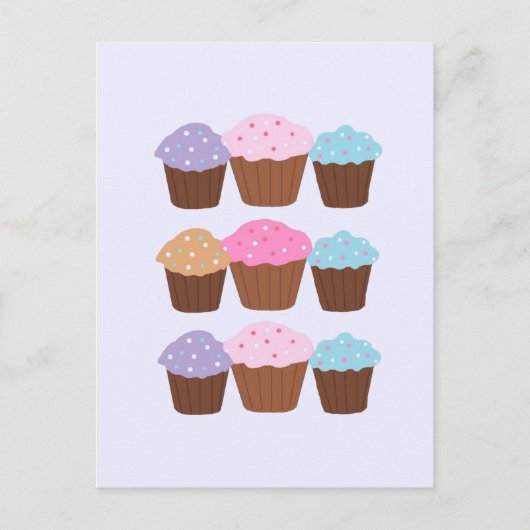 Sweet Cupcakes Briefkaart (Voorkant)