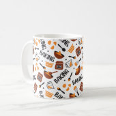 Sweet Cute Baking Art Pattern I Koffiemok (Voorkant links)