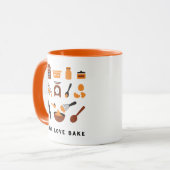 Sweet Cute Baking Tools Art Coffee Mok (Voorkant links)