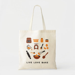 Sweet Cute Baking Tools Art Tote Bag