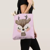 Sweet Cute & Girly Pastel Blush Pink Baby Reindest Draagtas (Dichtbij)