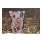 Sweet Cute Pig Kussensloop (Voorkant)
