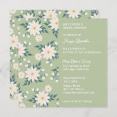 Sweet Daisies Bridal Shower Kaart (Voorkant / Achterkant)