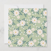 Sweet Daisies Invitation à la douche nuptiale (Dos)