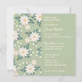 Sweet Daisies Invitation à la douche nuptiale (Devant)
