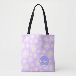 Sweet Daisy Baby Pastel Beige Paarse Roze Draagtas
