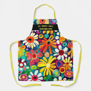 Sweet Daisy bloemenmotief koken Schort