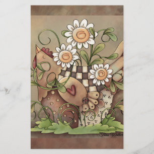 Sweet Daisy Hen Briefpapier