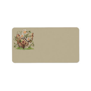 Sweet Daisy Hen Labels