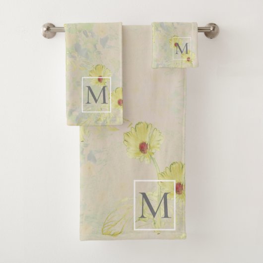 Sweet Daisy Monogram Taupe (En situation)