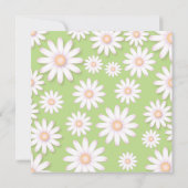 Sweet Daisy Neutral Baby shower Invitation (Dos)