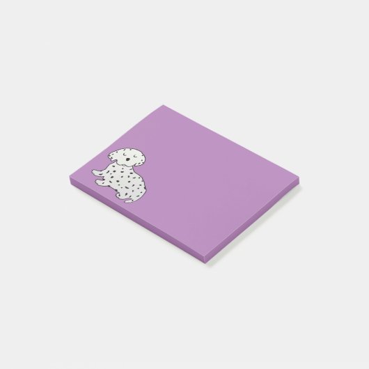 Sweet Dalmatian Dreams Post-it® notes (Schuin)