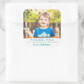 Sweet Dank je wel Foto Birthday Stickers (Tas)