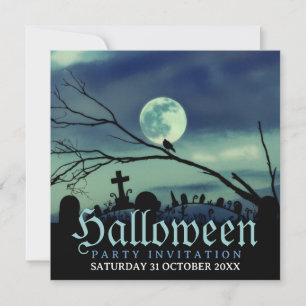 Sweet Darkness Halloween-feestuitnodigingen Kaart