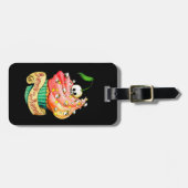 Sweet & Deadly Skull Cupcake Bagagelabel (Voorkant horizontaal)