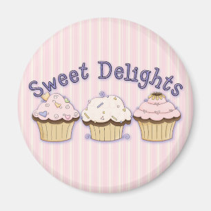 Sweet Delights CupCakes magneet